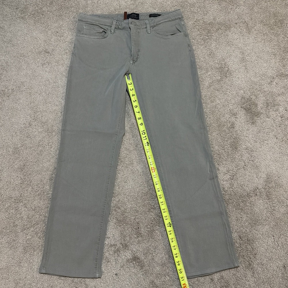34 Heritage Men's Gray Charisma Comfort-Rise Classic Fit 35x32 Jeans - Picture 3 of 12